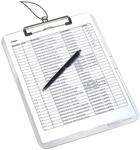 herlitz Klemmbrett DIN A4 glasklar