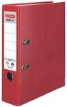 herlitz Ordner R&uuml;ckenbreite 8 cm DIN A4 Kunststoff rot