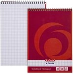 Herlitz x.book Collegeblock DIN A5 kariert rot