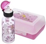 emsa Kinder Trinkflasche & Lunchbox Flasche: 0,4 l, Brotdose: 7,0 x 18,0 cm