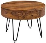 WOHNLING WL5.958 Couchtisch Sheesham 60 cm x 60 cm x 44 cm