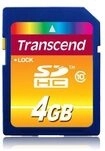 Transcend TS4GSDHC10 SDHC-Speicherkarte - 4 GB