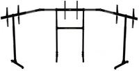Next Level Racing Monitorhalterung Free Standing Triple Monitor Stand schwarz