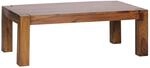 WOHNLING WL1.211 Couchtisch Massivholz Sheesham 60 cm x 110 cm x 40 cm