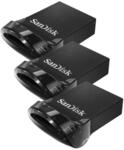 SanDisk Ultra Fit USB-Stick 32 GB, 3-Pack