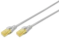 Digitus Patch-Kabel RJ-45 (M) zu RJ-45 (M) 1m Kupfer U/UTP Cat 6a grau