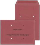 MAILmedia Freistempler-Umschl&auml;ge DIN B4 rot