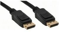InLine DisplayPort Kabel 2.0 m, vergoldete Kontakte, schwarz
