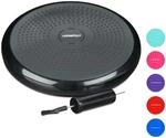 relaxdays Balance-Kissen mit Luftpumpe schwarz