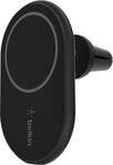 Belkin BoostCharge 10 W magnetisches drahtloses Kfz-Ladeger&auml;t, schwarz