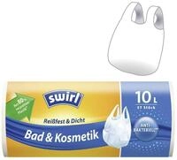 swirl&reg; M&uuml;llbeutel Bad & Kosmetik 4341 10,0 l 37 wei&szlig; - 37 St&uuml;ck