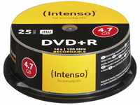 Intenso 4111154-25, Intenso DVD+R 4,7GB 16x 25erSp Spindel 1 Pack = 25 St.
