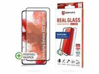 DISPLEX Full Cover Real Glass + Case für Samsung Galaxy S22 Ultra