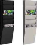 PAPERFLOW Wandprospekthalter DIN A4 6-Fach schwarz