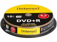 Intenso 4311142-10, Intenso DVD+R DL 8,5GB 10er Sp Spindel 1 Pack = 10 St.