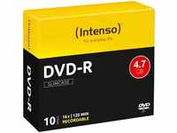 Intenso 4101652-10, Intenso DVD-R 4,7GB 16x 10erSC Slim Case 1 Pack = 10 St.