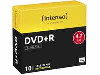 Intenso 4111652-10, Intenso DVD+R 4,7GB 16x 10erSC Slim Case 1 Pack = 10 St.