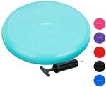 relaxdays Balance-Kissen mit Luftpumpe gr&uuml;n