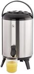 APS Isolier-Getr&auml;nkespender schwarz, silber 9,5 l