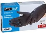 HYGOSTAR unisex Einmalhandschuhe SAFE LIGHT schwarz Gr&ouml;&szlig;e S - 100 St&uuml;ck