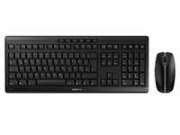 Cherry JD-8500DE-2, CHERRY Stream Desktop Tastatur- und Maus Set schwarz kabellos