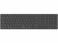 rapoo 13547, Rapoo E9800M - dunkelgrau Drahtlose, ultraflache Multimodus-Tastatur,