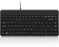 Perixx PERIBOARD-409 P kabelgebundene Mini-Tastatur - QWERTZ DE - schwarz