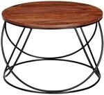 WOHNLING WL6.171 Couchtisch Sheesham 60 cm x 60 cm x 40 cm