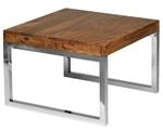WOHNLING WL1.309 Beistelltisch GUNA Massiv-Holz Sheesham 60 cm x 60 cm x 40 cm