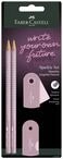 FABER-CASTELL Bleistift-Set Grip Sparkle