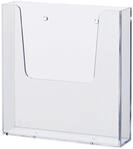 helit Wandprospekthalter A5 1-Fach transparent