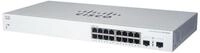 Cisco Switch Business 220-Series 18-Port 1GbE 130W PoE smart managed