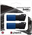 Kingston Technology DataTraveler Exodia M - USB-Stick - 64 GB (Packung mit 2)