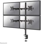 Neomounts FPMA-D550D4BLACK vierfach Monitor Tischhalterung