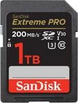 SanDisk Extreme PRO SDXC Speicherkarte 1TB SDSDXXD-1T00-GN4IN SanDisk Extreme PRO SDXC Speicherkarte 1TB SDSDXXD-1T00-GN4IN