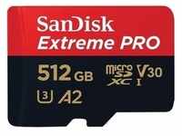 Sandisk SDSQXCD-512G-GN6MA, SanDisk Extreme PRO 512GB Flash-Speicherkarte microSDXC