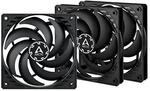 Arctic P12 Slim PWM PST Schwarz (3er-Pack) - 120mm