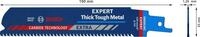 BOSCH EXPERT &lsquo;Thick Tough Metal&rsquo; S 955 CHC S&auml;bels&auml;gebl&auml;tter 10 St.