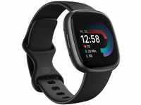 Google FB523BKBK, Google Fitbit Versa 4 Fitness-Smartwatch, Graphit/Schwarz