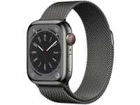 Apple Watch Series 8 (GPS + Cellular) 41mm Edelstahlgehäuse graphit,