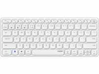 rapoo 13538, Rapoo E9600M - weiß Drahtlose, ultraflache Multimodus-Tastatur -