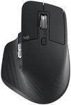 Logitech MX Master 3S FOR MAC Maus ergonomisch kabellos spacegrau