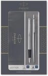 PARKER Schreibset DuoSet Jotter Edelstahl C.C. silber