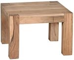 WOHNLING WL1.443 Couchtisch Massivholz Akazie 60 cm x 60 cm x 40 cm