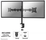 Neomounts NM-D135DBLACK dual Monitor Tischhalterung