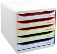 Exacompta Schubladenbox 309913D DIN A4 27,8 x 34,7 x 27,1 cm