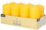 PAPSTAR Stumpenkerzen 10 cm goldgelb