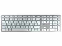 Cherry JK-9110DE-1, CHERRY KW 9100 Slim for MAC - Silver kabelgebundene Tastatur
