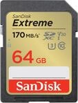 SanDisk Extreme SD UHS-I Speicherkarte 64GB