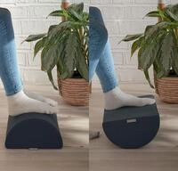 LEITZ Fu&szlig;st&uuml;tze Ergo Cosy Polyester/Schaumstoff grau